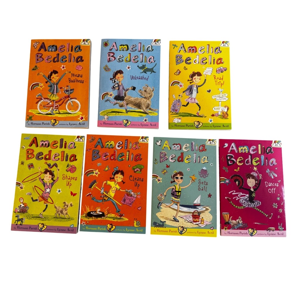 Amelia Bedelia‎ Chapter Books Lot of 7 Herman Parish Kids Reading Books 1-7 AR